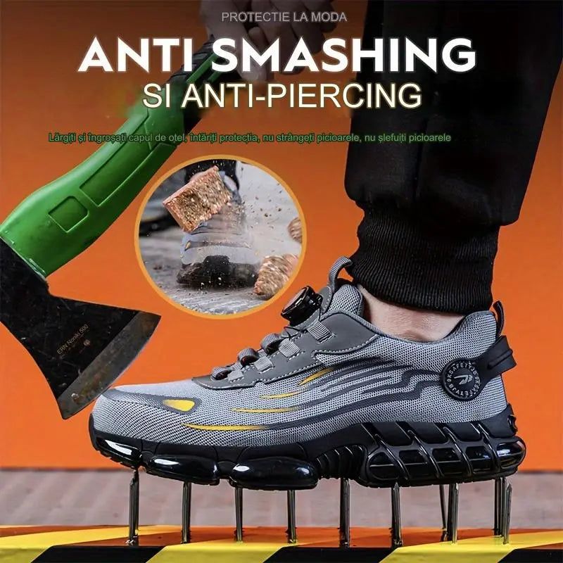 🥾🔥【39-46】Pantofi sport pentru bărbați cu protecție, talpă stabilă și confort pentru muncă și zi cu zi