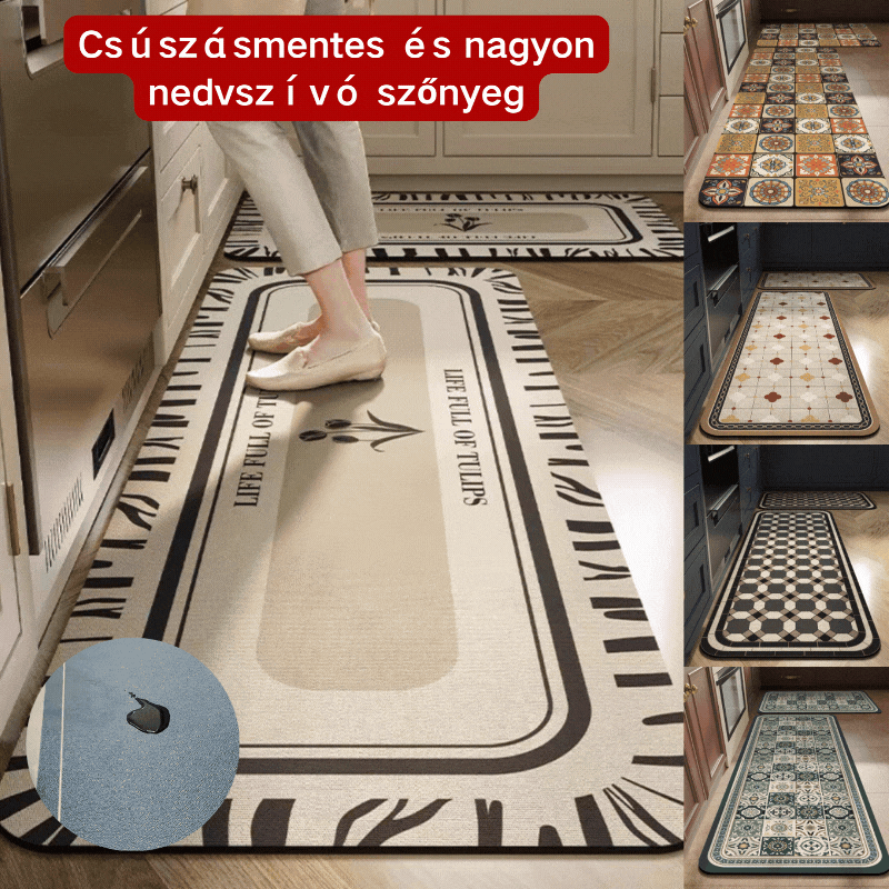 💥💥【120X40CM+60X40CM】Covor de bucătărie și baie antiderapant și absorbant