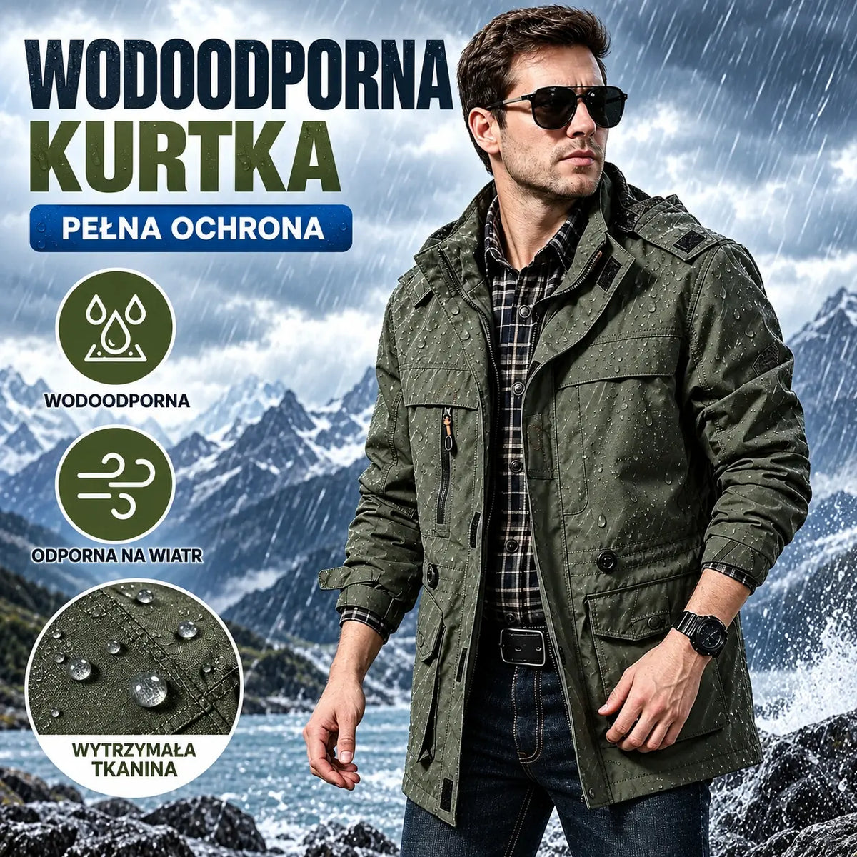 Reducere de 50% 【M–5XL】Jachetă nouă de calitate superioară pentru bărbați (toamnă/iarnă) – impermeabilă, rezistentă la vânt și cu buzunare multiple.