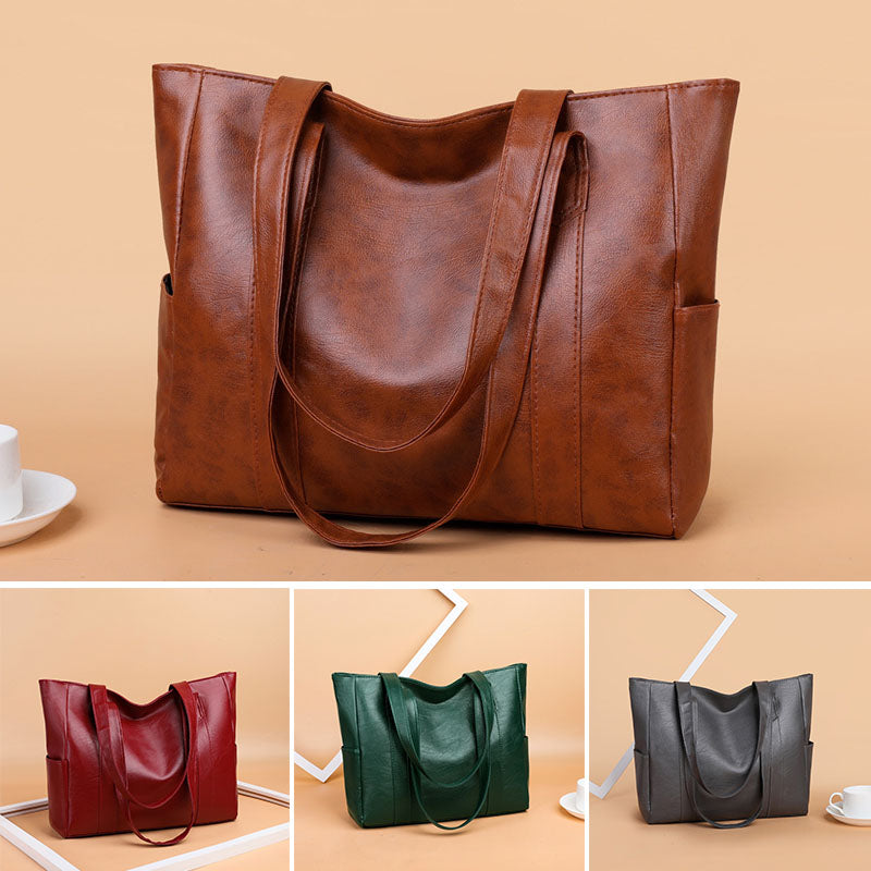 ✨👜【Gorąca wyprzedaż🔥】【Duża pojemność】Damska torba na ramię wykonana z miękkiej skóry, nowość w 2025 roku.