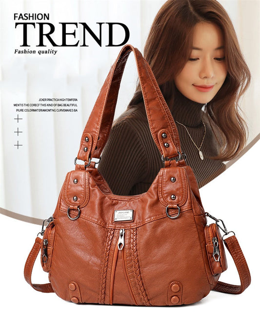 🔥👜2026 Nowa, duża, praktyczna i stylowa torba na ramię z miękkiej skóry