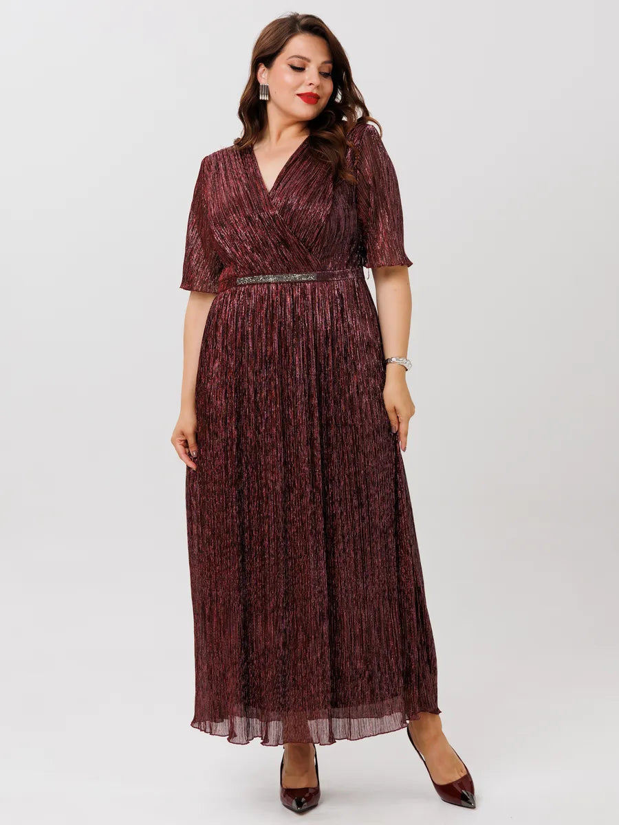 【S-5XL】👗Sukienka z błyszczącym gradientem｜Lekka i zwiewna｜Elegancka i odmładzająca