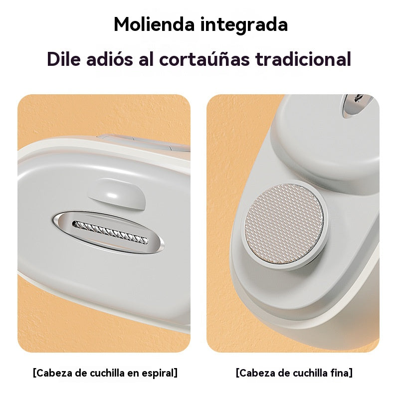 ✂️💅 Wielofunkcyjny elektryczny pilnik do paznokci, elektryczny obcinacz do paznokci z zabezpieczeniem przed przytrzaśnięciem