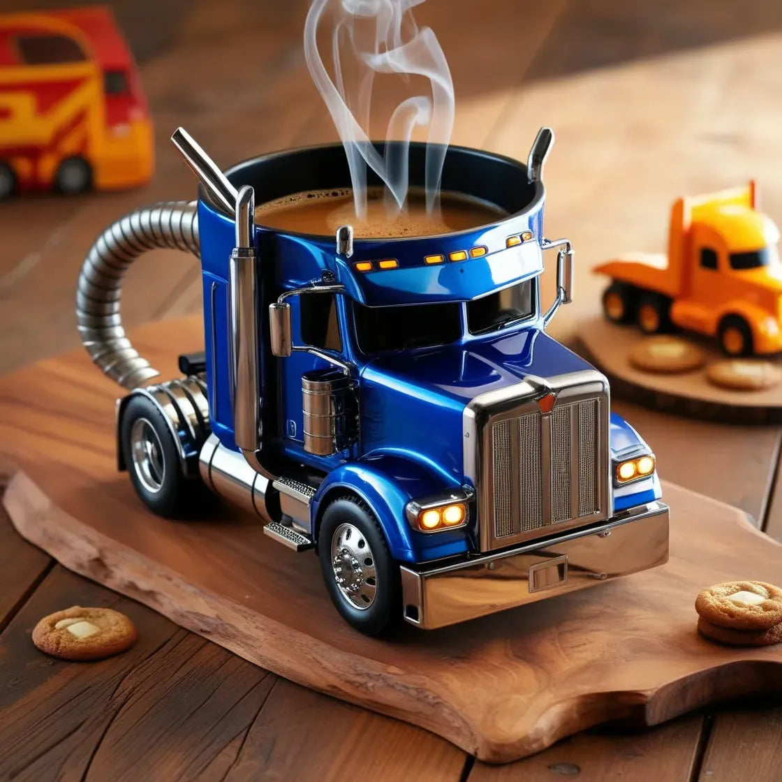 🚛Wyjątkowy kubek w kształcie ciężarówki – doskonały prezent dla miłośników kawy i ciężarówek!