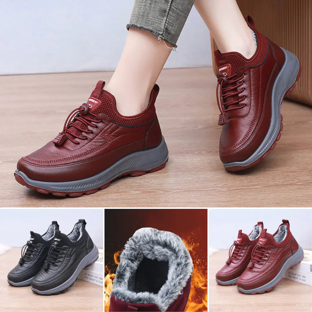 🔥【35-41】 2026 toamna si iarna pantofi sport si casual noi cizme din bumbac anti-alunecare cu talpa moale