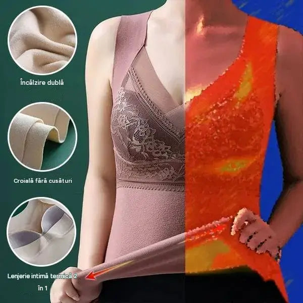🔥【Set de 3】❤️【Pentru 40–100 kg】Sutien din dantelă pentru femei (toamnă/iarnă) – design elegant la spate, susținere confortabilă și croială care modelează silueta.