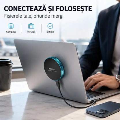 🧲 SSD Poartabil Magnetic de Mare Viteză 16TB | Transfer 1050MB/s & Compatibilitate Multi-Dispozitiv ⚡