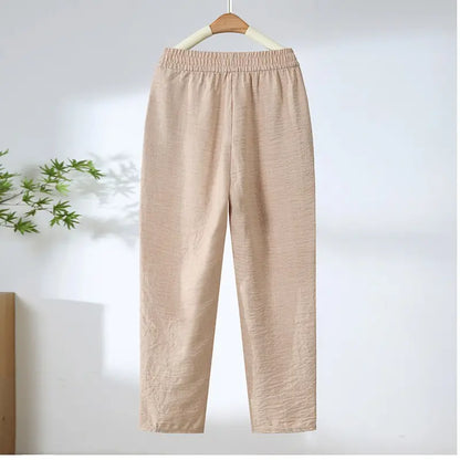 【40-90KG】Moda de vară pantaloni casual de nouă minute
