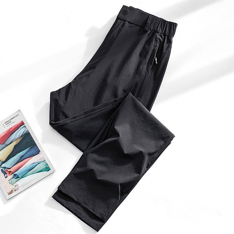 ❄️【XL-5XL】Pantalón hombre outdoor ligero de secado rápido con tejido fresco elástico ideal verano