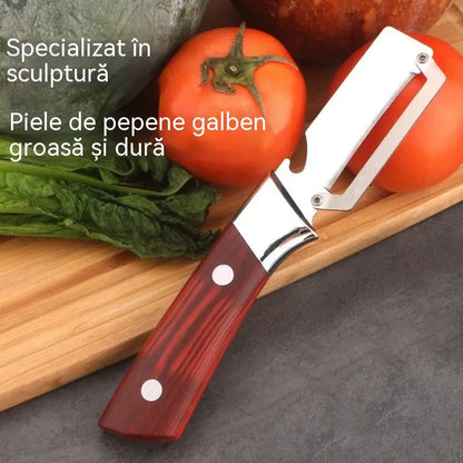 💥Cumpără unul, primești unul gratuit💥🔪Răzuitor multifuncțional din oțel inoxidabil🧅Poți curăța fructe și legume, tăia carne și deschide sticle