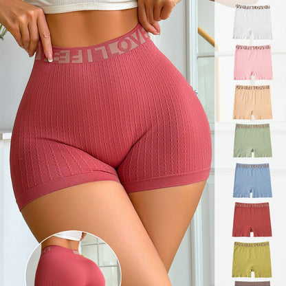 💥【Пакет от 4 части】【S-XL】 Дамски спортни къси панталони с висока талия – стягащи, еластични и удобни