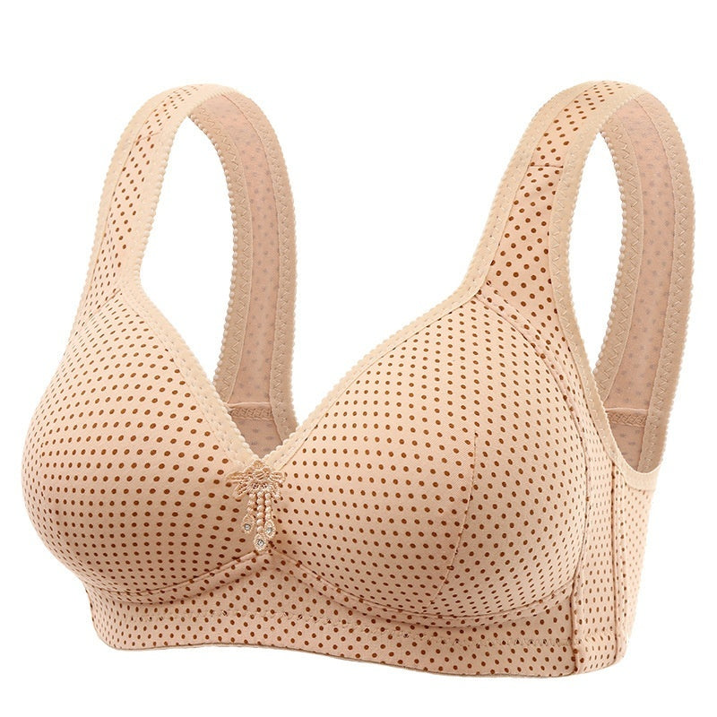 👙【Compra 1 y llévate 1 gratis】🔥【50-90KG】Sujetador sin aros mujer talla grande con copa ligera y cierre trasero ajustable