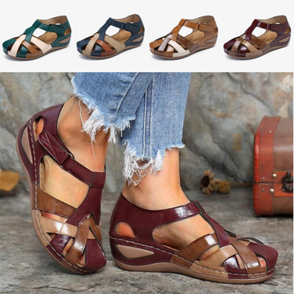 ✨🩰【Promociones fuera de temporada】【35-43】Sandalias romanas cómodas de piel suave para mujer