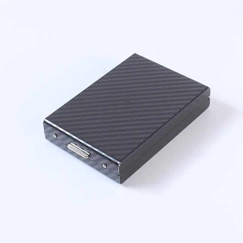 🛡️✨ Suport pentru carduri din oțel inoxidabil cu protecție RFID – Portofel pentru carduri cu protecție împotriva demagnetizării, compact și portabil 💳