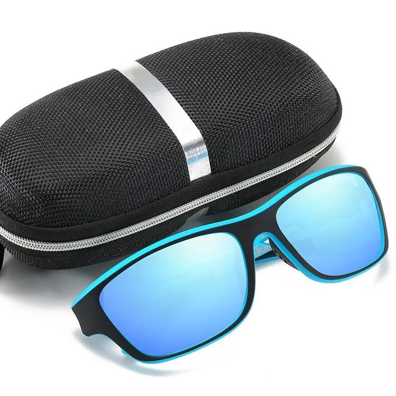 🚵‍♂️😎 【Cumpără 1 Primești 1 Gratuit】🕶⚡ Ochelari de soare sport pentru bărbați, polarizați, cu lentile oglindite, moderni și rezistenți la praf, ideali pentru ciclism în aer liber
